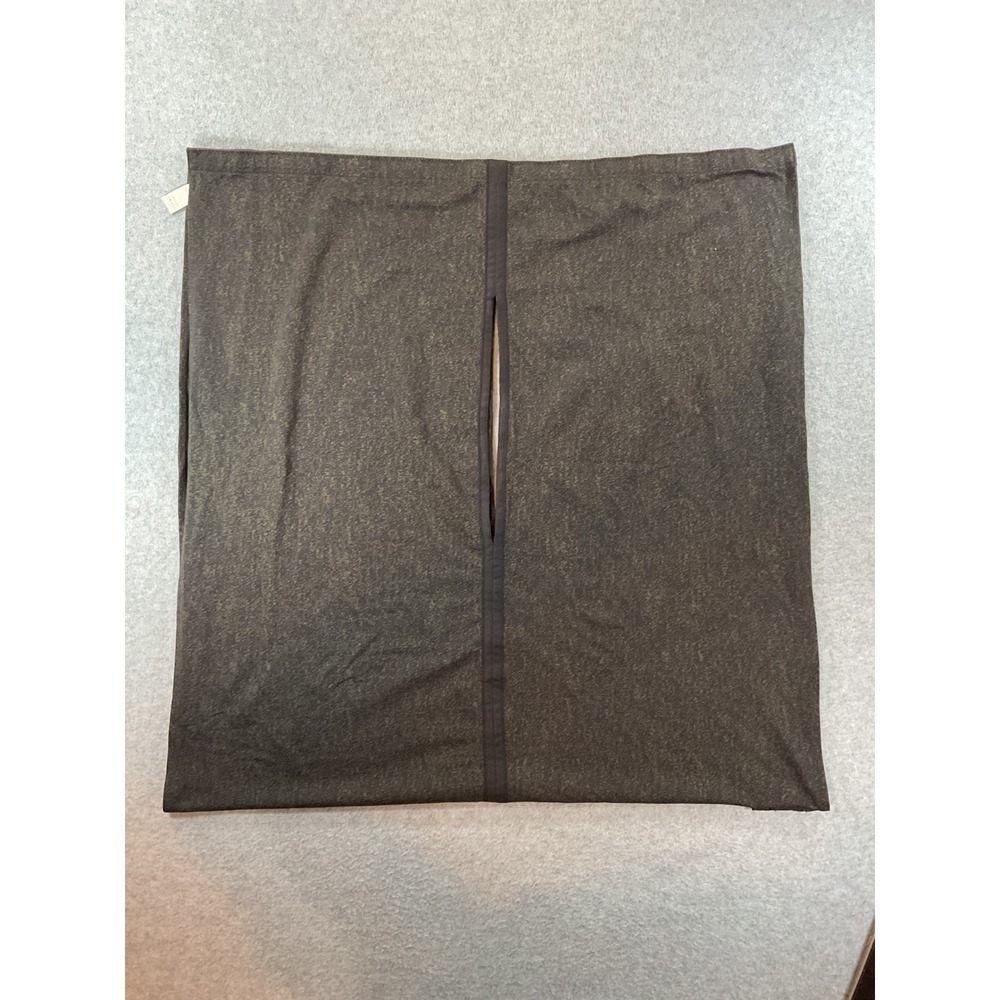 Lululemon Vinyasa Scarf Olive Green Black Heathered Snap Wrap Infinity O/S 1235